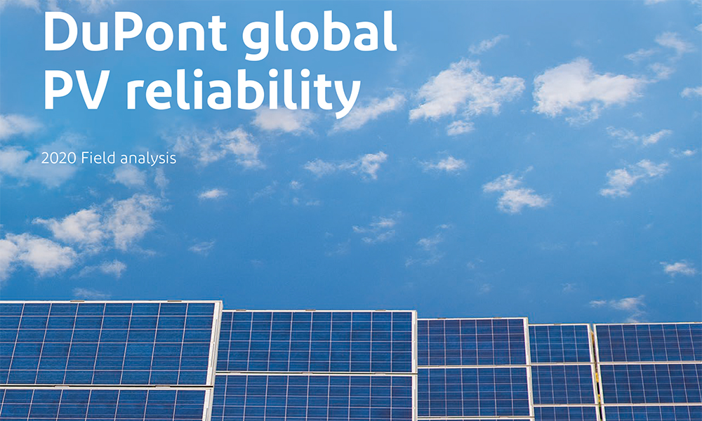 杜邦公司发布了2020年全球光伏可靠性报告